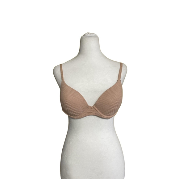 Women's Nautica Intimates Bra 34B Beige - Picture 2 of 4